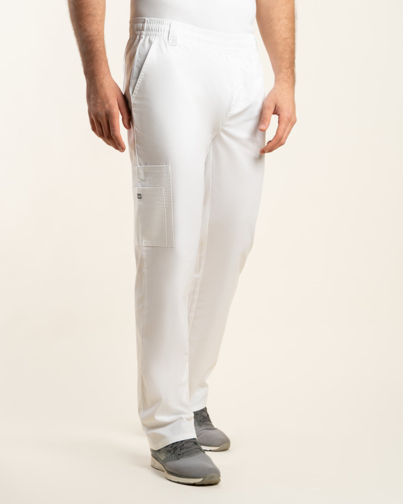 PANTALÓN HOMBRE WORK BLANCO