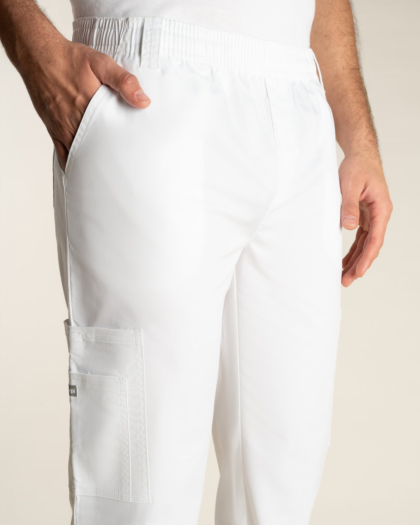 PANTALÓN HOMBRE WORK BLANCO