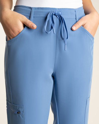 PANTALON MUJER COMFORT CELESTE