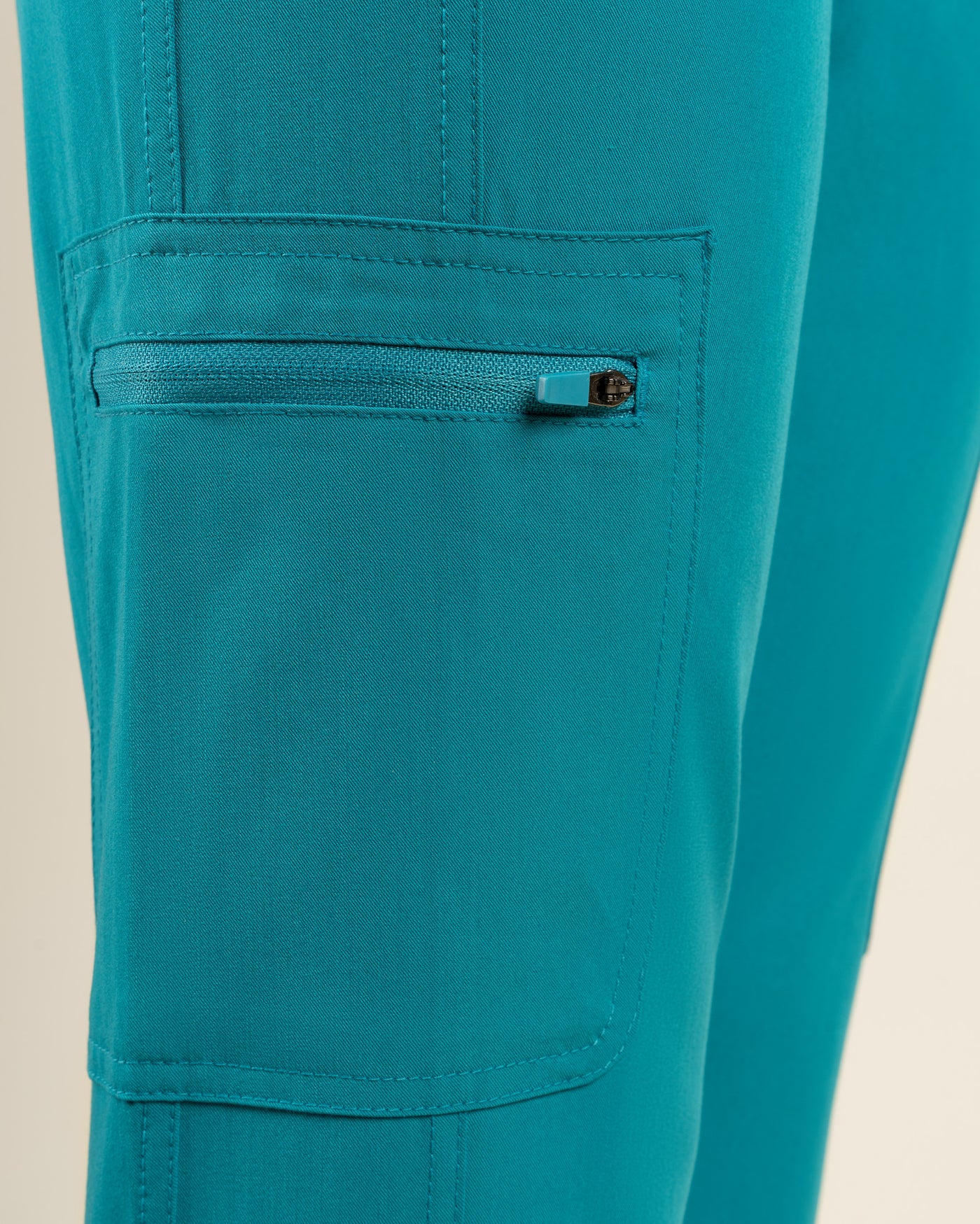 PANTALÓN MUJER COMFORT TEAL BLUE