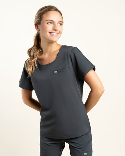 TOP MUJER DYNAMIC GRIS