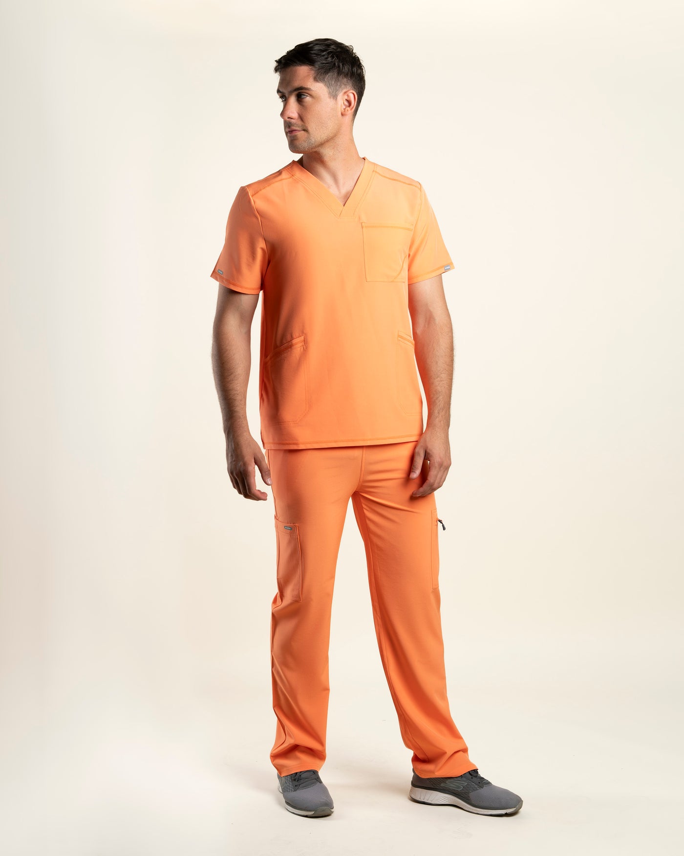 TOP HOMBRE SPORT STRETCH PAPAYA