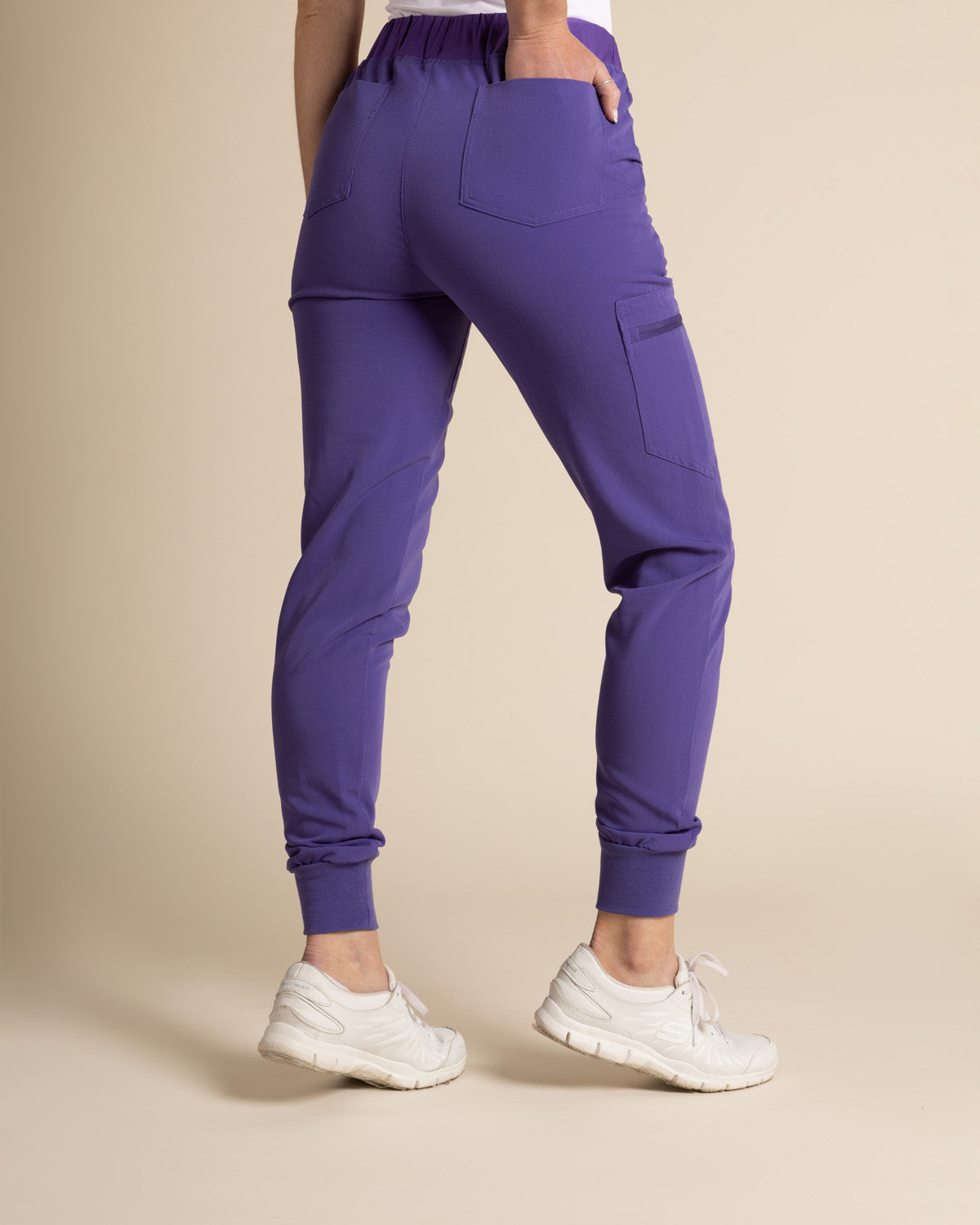 Pantalon Buzo Mujer - Jogger Morado NEW YORK STARS